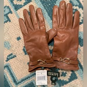 Ralph Lauren New Saddle leather gloves
